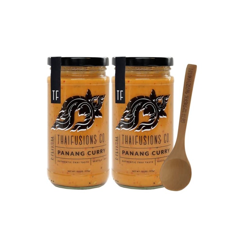 Thai Panang Curry Sauce Thaifusions 13.1 Oz Jar (Pack of