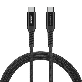 ADTECH APC-V2010CC-U2-BK eMarker, 6.6 ft (2 m), Type-C PD Charging, Supports 100 W (20V/5A) USB 2.0 (480 Mbps) Black