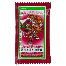 Sriracha Hot Chili Sauce 9 Gram Portion Packet - 200/Case By TableTop King