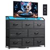 WLIVE Led Dresser for Bedroom, TV Stand for Bedroom with