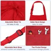sourcing map 2 Pack Kitchen Cooking Aprons 90x69cm Adjustable Bib