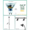 DOMMIA Grow Light, GU10 Full Spectrum Grow Light Bulb, 5W