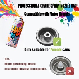 10 Pack Spray Can Nozzle for Female Cans - Universal Spray Paint Nozzles for Cans Bottle Nozzle Replacement - Universal Spray Can Tips - for DIY Paint Art Street Art and Home Improvement (10)