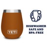 YETI Rambler 10 oz Wine Tumbler, Vacuum Insulated, Stainless Steel,
