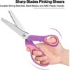 Pinking Shears for Fabric Cutting, Zig Zag Lace Scissors for