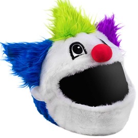 Moto Loot Helmet Cover for Motorcycle Helmet, Fun Rides and Gifts (Cover Only. Helmet Not Included) - Clown