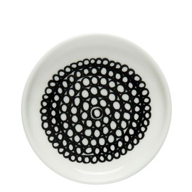 Marimekko Siirtolapuutarha Plate; 8.5 x 1.5 - White, Black