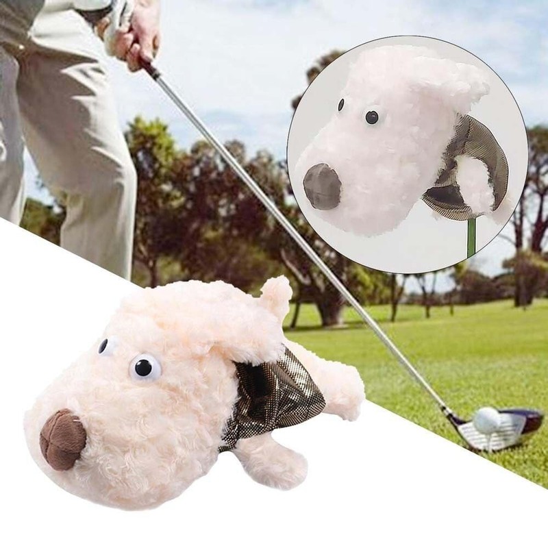 Fluffy Big Dog Golf Club Wood Head Cover For #3