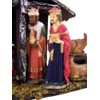 Christmas Nativity Holy Family Statue Set with Manger, 9 Piece