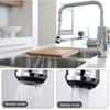 PUCIO Rompigetto Rubinetto Cucina, 2×lungo Prolunga, 360° Rubinetto Rotante Extender,