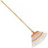 A.M. Leonard Poly-Steel Lawn Rake - 22.5 Inches/25 Tines