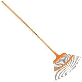 A.M. Leonard Poly-Steel Lawn Rake - 22.5 Inches/25 Tines
