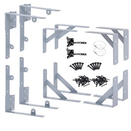 Gate Hardware Kit - Set of 2 Anti Sag Gate Kit, Heavy Duty Gate Corner Brace Bracket No Sag Kit for Shed Doors, Wooden Fences, Driveway Gates, Corral Gates, Wood Windows