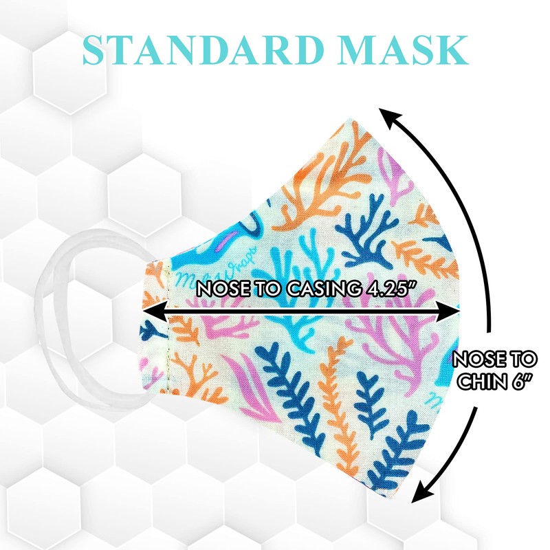 Meli Wraps - Reusable Cotton Face Masks, Washable Face Mask