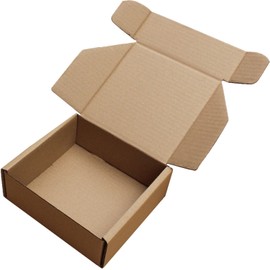 MEG4TEC 1 x Shipping Storage Boxes 6" x 6" x 2.5" Cardboard Postal MAILING Gift Small Parcel Box