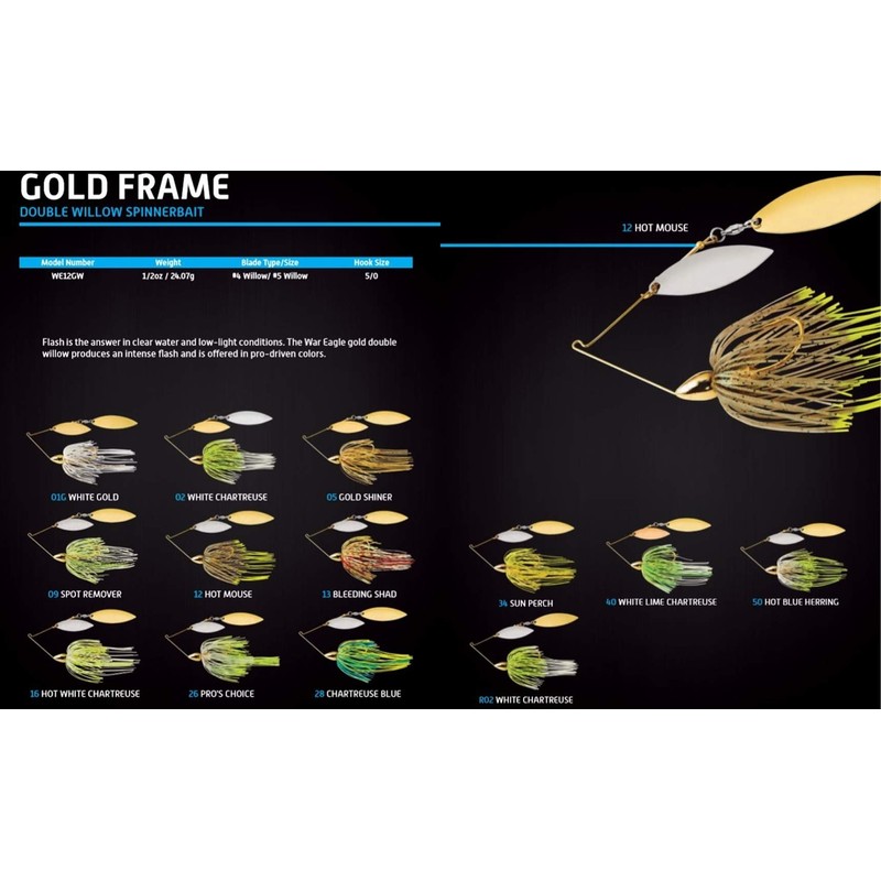 WAR EAGLE Spinnerbait 3/4 Oz We34Gw-26