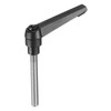 sourcing map Adjustable Clamping Lever Handle M8 x 60mm Metric