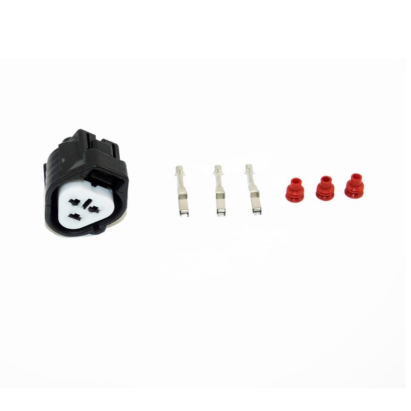 1x Connector 3 Pin 3-way for Toyota Headlight 90980-11016 w/out