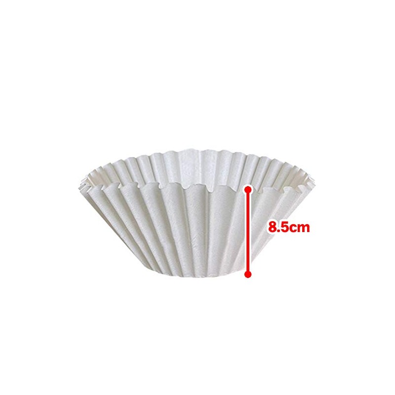 Kanae Paper Coffee Filter, 250 Count, 63-1355-55, White, 10.6 inches