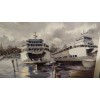 4 X 6 SEALED GREETING CARD DOCKED FERRIES @ EAGLE