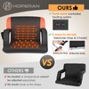 Slendor Dual-Sided Heated Stadium Seats for Bleachers with Back Support,