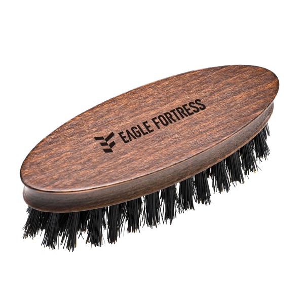 Mini Beard Brush for Men, Boar Bristle Beard Brush for