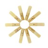 LADE 10Pcs Bamboo Reeds Strength 2.5 for Alto bB Sax