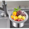 1 Pcs Sink Drain Strainer New Basket Stainless Steel Kitchen