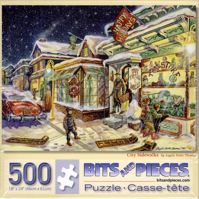 City Sidewalk 500 Piece Puzzle