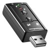 Mercader Digital Tarjeta De Sonido Usb 7.1 Canales Audio 3d
