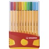 Fineliner - STABILO point 88 - ColorParade - Pack of