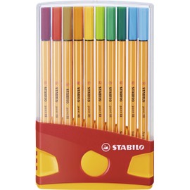 Fineliner - STABILO point 88 - ColorParade - Pack of 20 - Assorted Colours