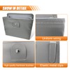BDZMC Car Trash Can, Hanging Storage Container Dustbin, Foldable Garbage