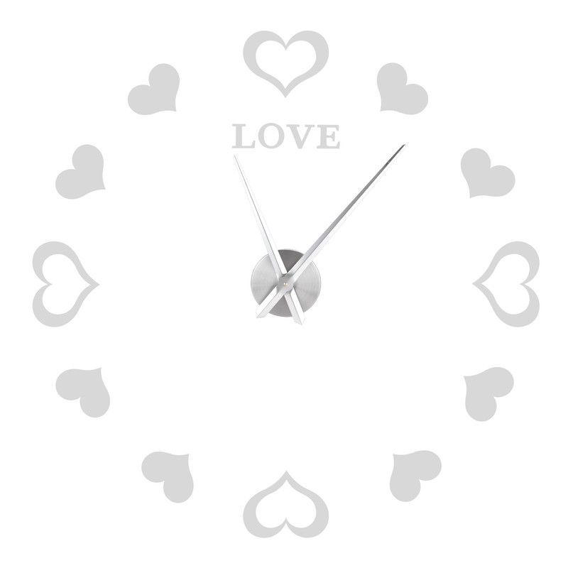 Innovative DIY Wall Clock Acrylic Mirror Surface Wall Sticker Clock