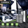 CARBBIA PAJ8-13-3A0A Cabin Engine Air Filter Compatible with Mazda 3,
