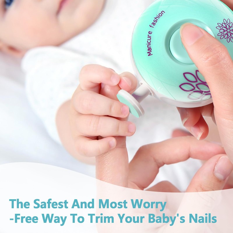 Blendura Baby Electric Nail File, 6 in 1 Electric Nail