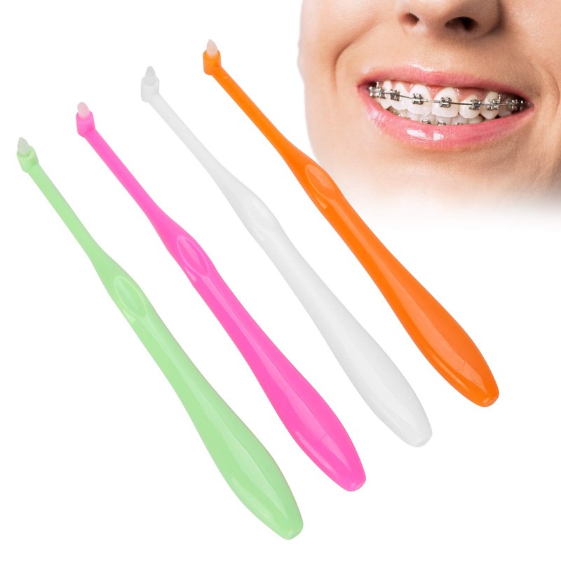 Cerlingwee Cepillo De Dientes De Ortodoncia,4 Piezas Cepillo De Dientes