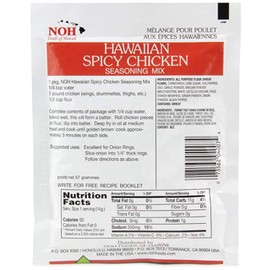 NOH Hawaiian Spicy Chicken Seasoning, Pack of 1