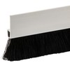 Gedotec Strip Brush Door Brush Door Seal, Black , 1000