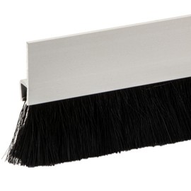 Gedotec Strip Brush Door Brush Door Seal, Black , 1000 MM
