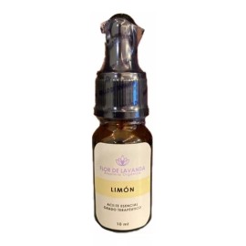 Flor de Lavanda Aceite Esencial Orgánico Puro De 10 Ml Con Gotero