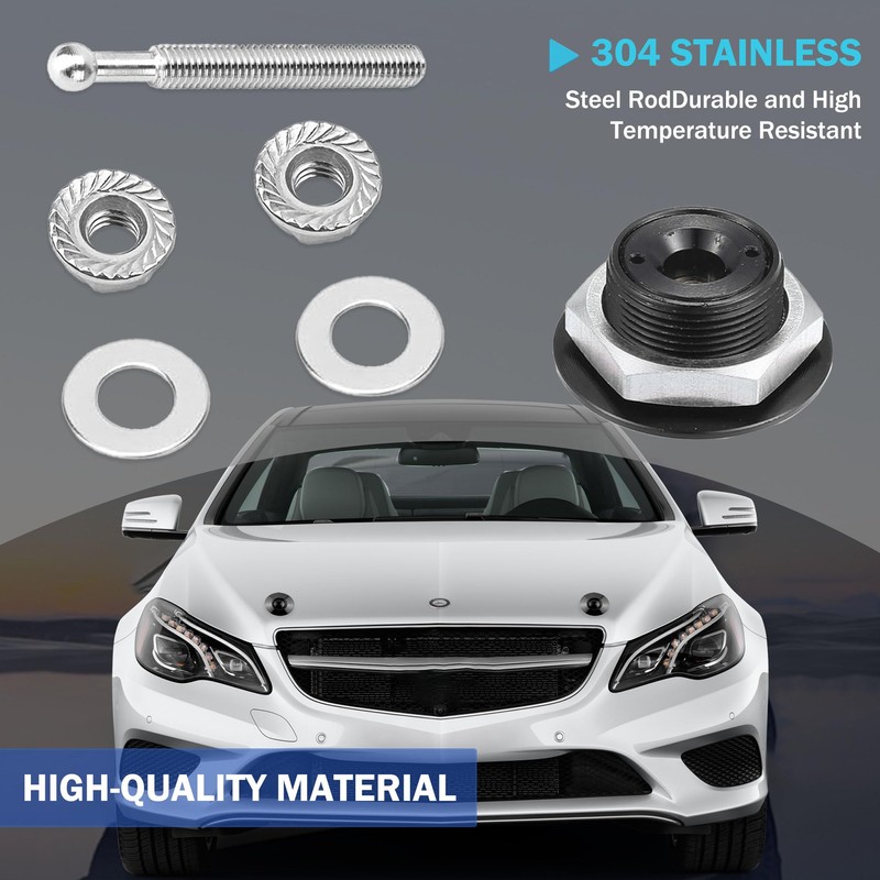 1.25 Inch Universal Stainless Steel Vehicle Hood Pins, Universal Bumper