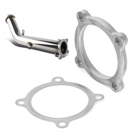 3in 4 Bolt Turbo Exhaust Downpipe Flange Gasket Kit Fit for Garretts Turbo Series T3/T4 GT30 GT30/GT35, Stainless Steel Flange Discharge Flange Vehicle Accessory