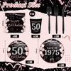 Ninehaoou 240 Pcs 50th Birthday Decorations Birthday Party Tableware Include