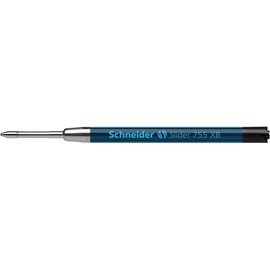 Schneider Writing Instruments Ballpoint Pen Refill Slider 755, Indelible, XB, Black, 1 Piece
