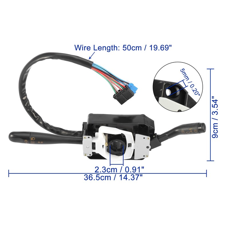 X AUTOHAUX Turn Signal Switch Windshield Wiper Switch with Cruise