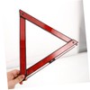 ULTECHNOVO 3pcs Reflective Emergency Triangle Roadside Warning Sign for Vehicles