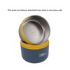 Bento Lunch Box Round with Lid Bag Leakage Proof Stainless