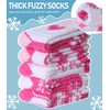 Yebing Fuzzy Socks for Women Fluffy Slipper Socks Winter Warm