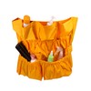 QWORK Trash Can Caddy Bag, 10 Pocket Commercial Cleaning Bag,